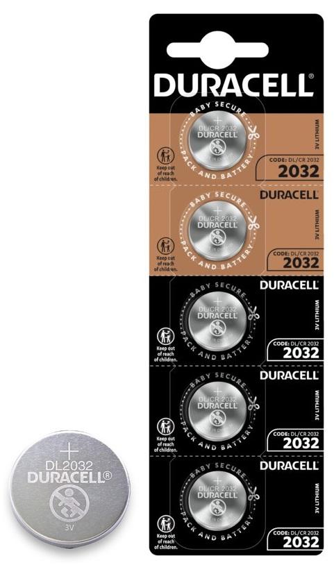 Pilha Lithium 3V CR2032 - DURACELL