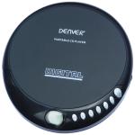 Leitor de CDs Portátil MP3 (Preto) - DENVER