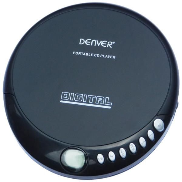 Leitor de CDs Portátil MP3 (Preto) - DENVER