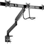 Suporte de Mesa p/ 3 Monitores 17~27 (Preto) - NAPOFIX
