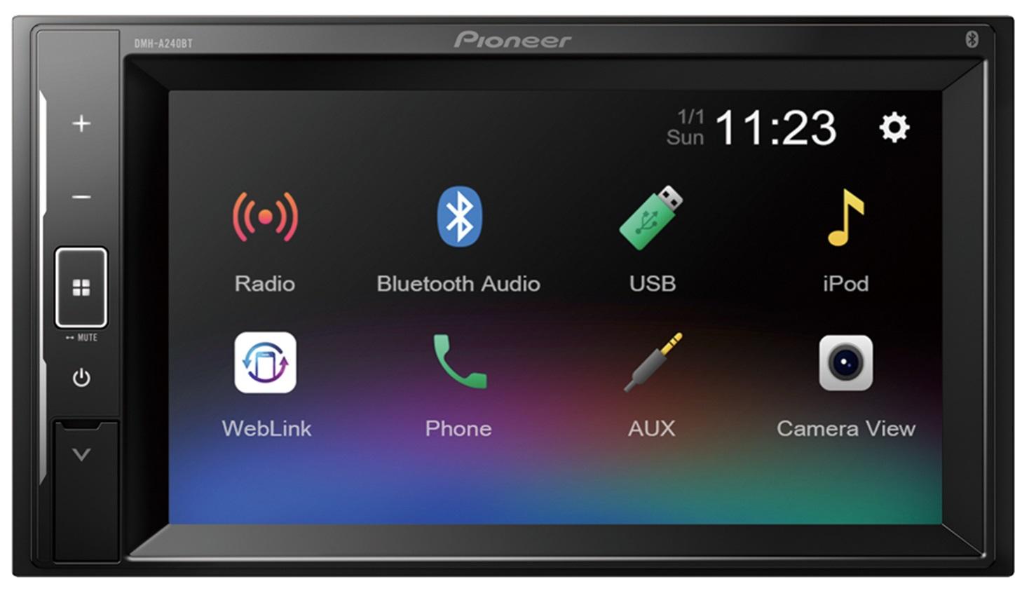 Auto Rádio 6,2 Ecrã Táctil Clear Type Bluetooth/USB/Smartphone Mirroring - Pioneer