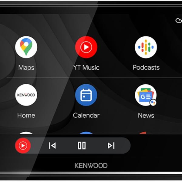 Auto Rádio Tátil 6.8 DMX7722DABS 4x 50W Bluetooth (MP3/WMA/AAC/WAV/FLAC) - KENWOOD