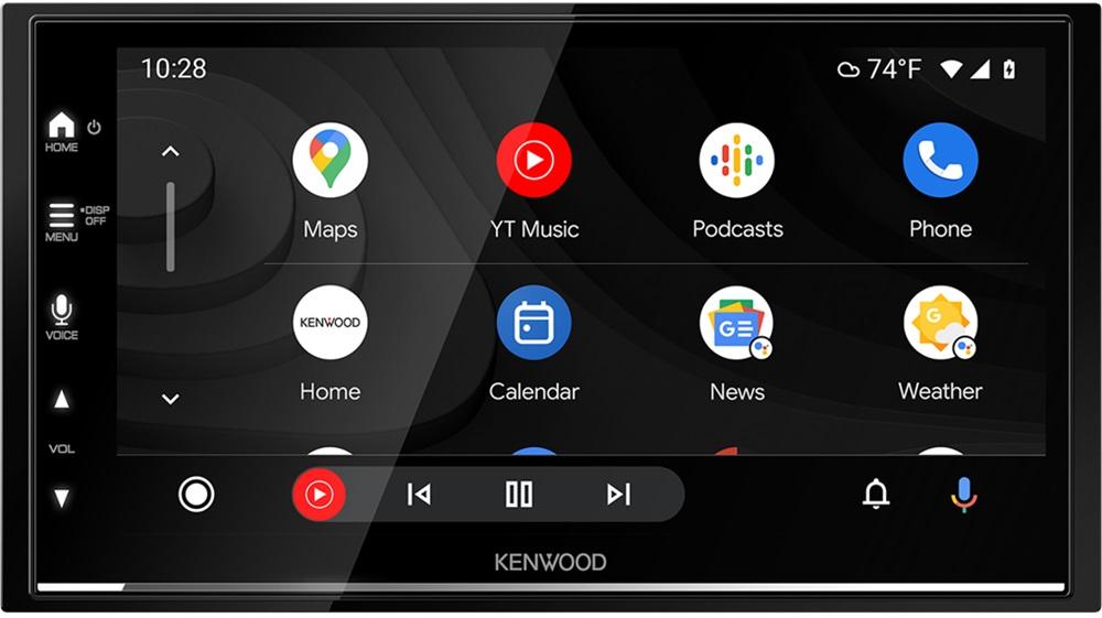 Auto Rádio Tátil 6.8 DMX7722DABS 4x 50W Bluetooth (MP3/WMA/AAC/WAV/FLAC) - KENWOOD