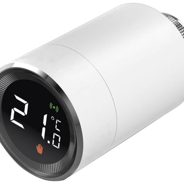 Válvula Termostática Inteligente Zigbee s/ Fios (Branco) - ALECTO