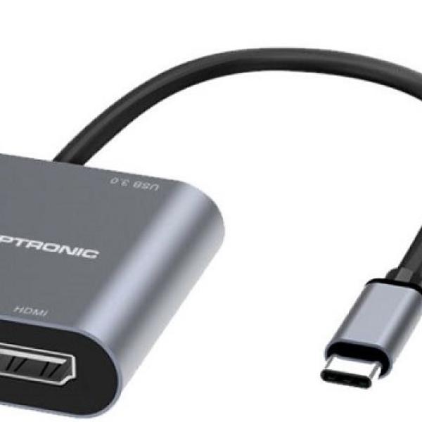 Conversor Docking Station USB - C 4 - EM - 1 - HDMI + VGA - CONCEPTRONIC