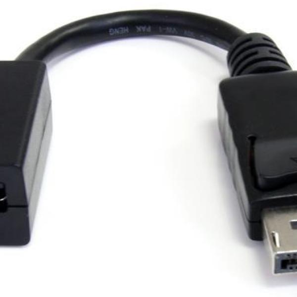 Cabo Mini DisplayPort Macho - DisplayPort Fêmea Preto (15cm) - STARTECH