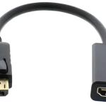 Conversor DisplayPort Macho - HDMI Femea (20cm)
