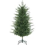 Árvore de Natal Artificial 150 cm com 1186 Ramos Densos Suporte Metálico Dobrável para Interior Verde