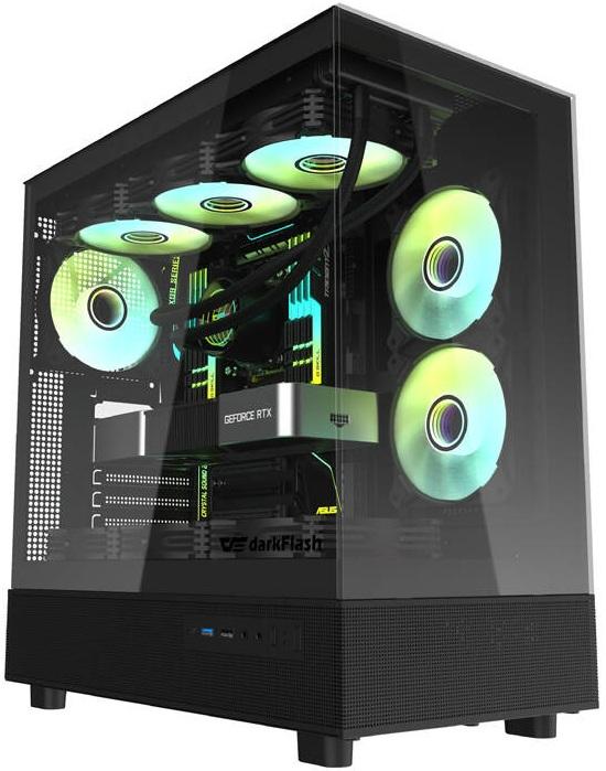 Caixa ATX DPX90 (Preto) - DARKFLASH
