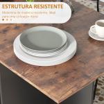 Mesa de Cozinha Dobrável com Rodas Laterais Rebatíveis Gaveta e Prateleiras para 2 - 4 Pessoas 120x72x75 cm Madeira Branco