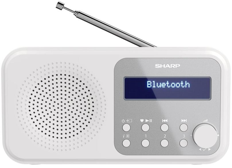 Rádio Portátil Digital DR - P420 (Branco) - SHARP