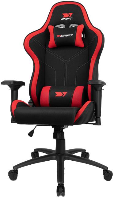 Cadeira Gaming DR110 (Preto/Vermelho) - DRIFT