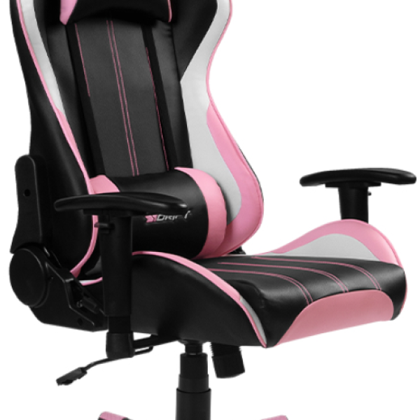 Cadeira Gaming DR175 (Preto/Rosa) - DRIFT