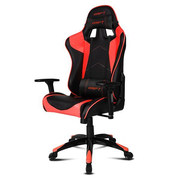 Cadeira Gaming DR300 (Preto/Vermelho) - DRIFT