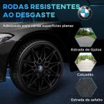 Carro Elétrico para Crianças BMW M4 12V com Controlo Remoto Faróis Buzina Música e Velocidade 3 - 5 km/h 108x69,5x51 cm Preto