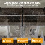 Marquise Exterior para Portas e Janelas 200x96 cm com Barra de Liga de Alumínio, PP e Policarbonato, Castanho