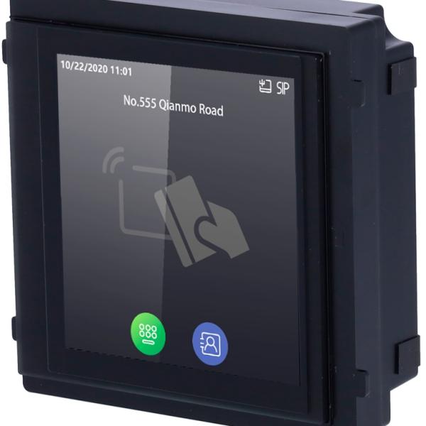Botoneira 4 c/ Leitor de Cartões RFID / Teclado Numérico / Códigos de Acesso - HIKVISION