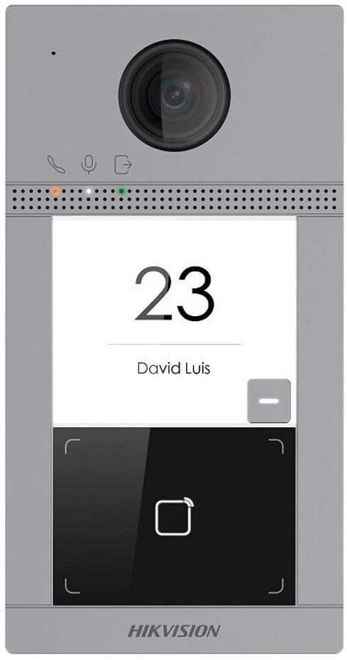 Botoneira IP c/ Câmara 2Mpx p/ 1 Apartamento - HIK VISION
