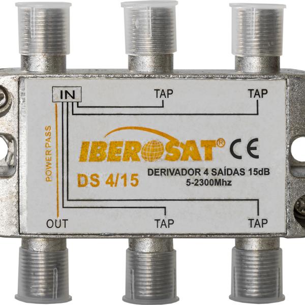 Derivador 5 Vias 5 - 2300MHz 15dB - IBEROSAT