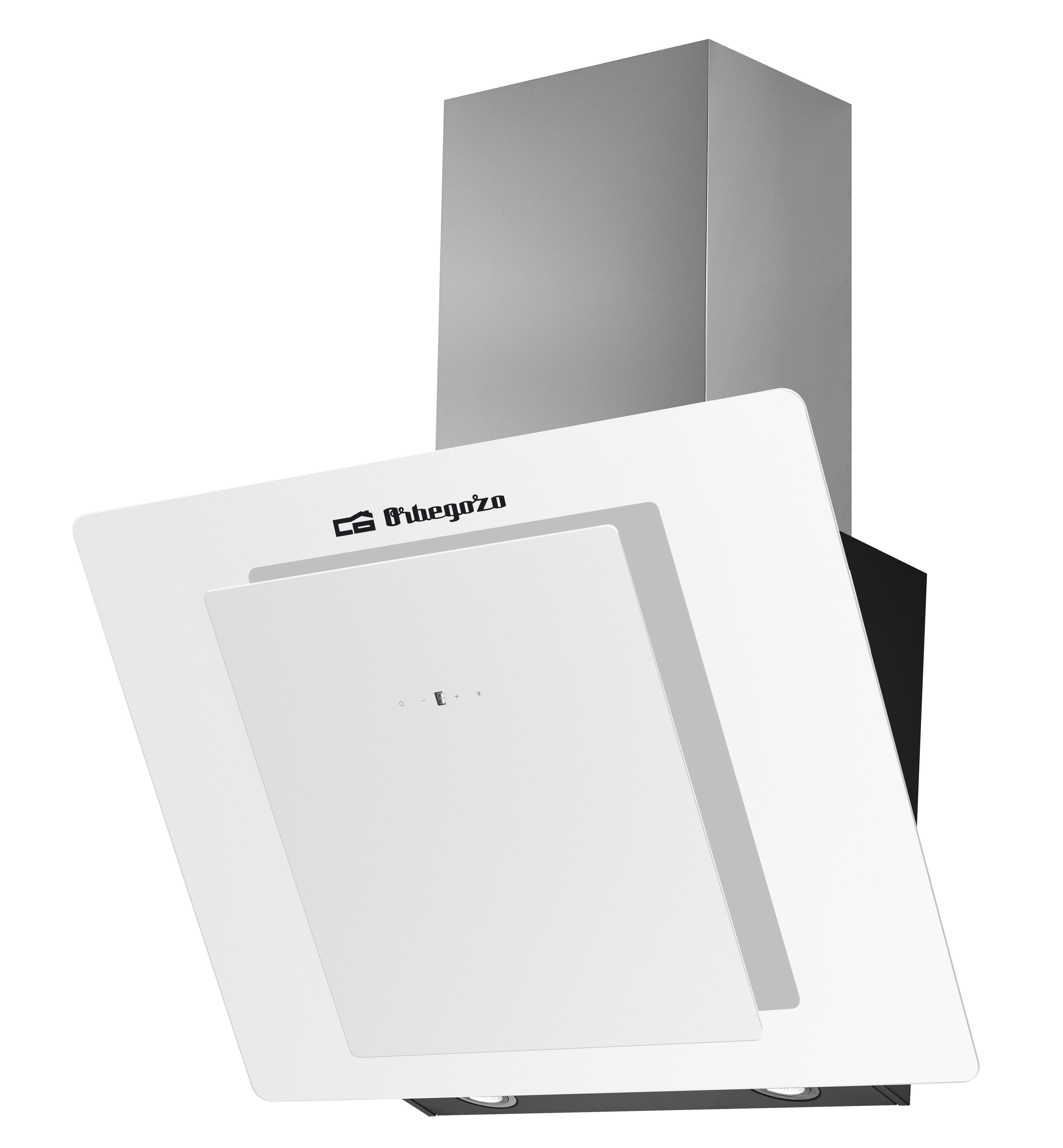 Chaminé Decorativa em Vidro (300W) DS 80190 Branco - ORBEGOZO