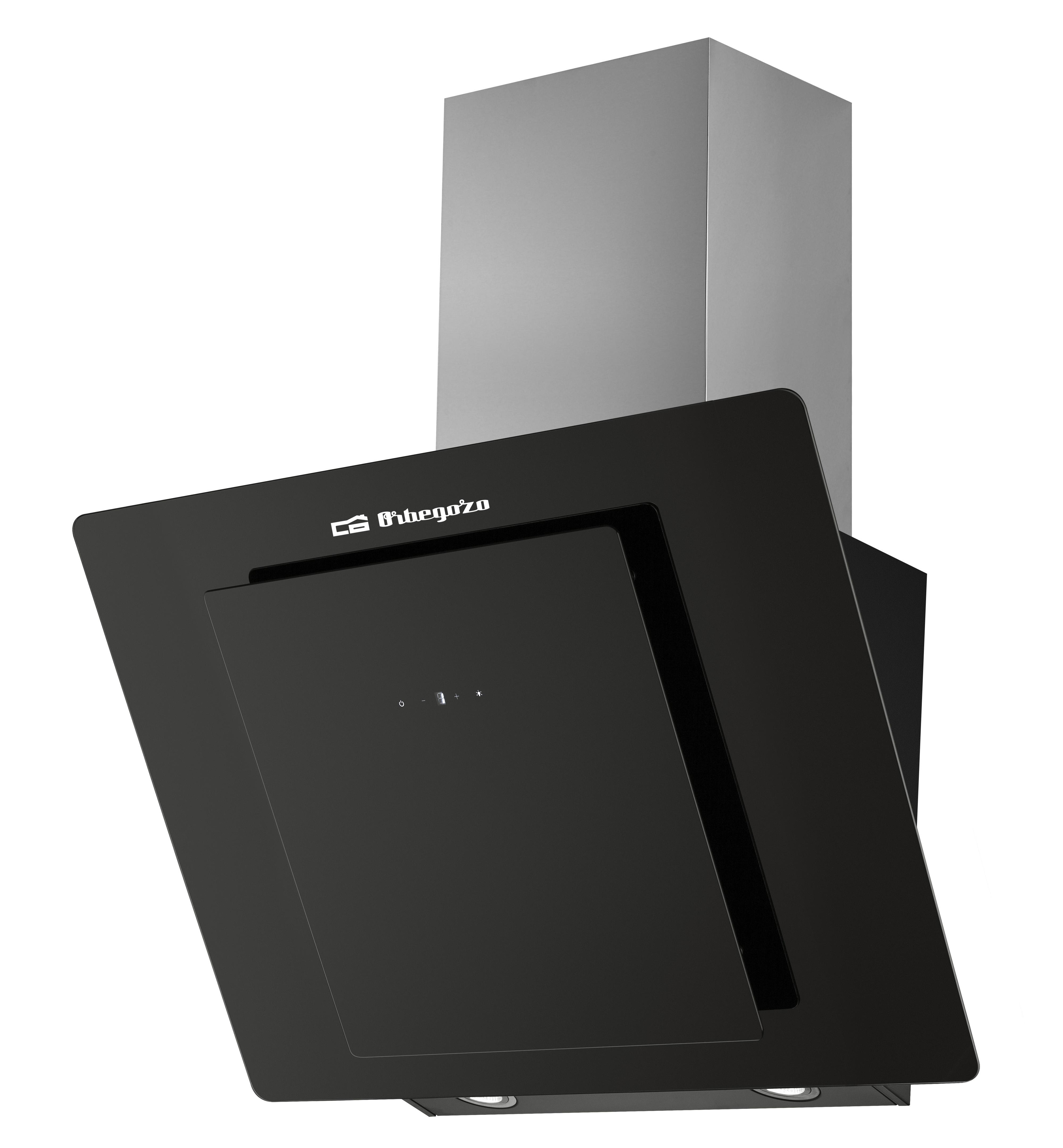Chaminé Decorativa em Vidro (300W) DS 80190 Preto - ORBEGOZO