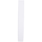 Candeeiro de Pé com 2 Casquilhos E27, Ecrã em Tecido, Interruptor de Pedal e Base em Aço Inoxidável, Branco