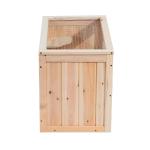 Gaiola de madeira para hamsters e outros pequenos roedores Casa para animais de 2 níveis 60x35x42cm