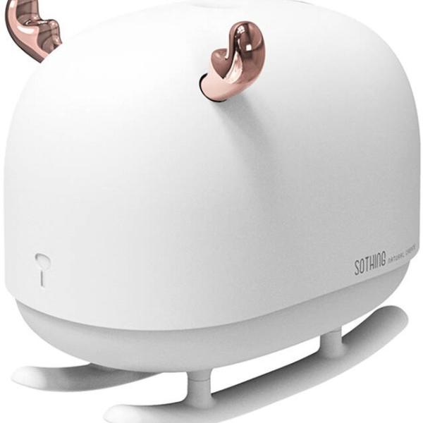 Humidificador 4W 260ml c/ Luz (Branco) - SOTHING