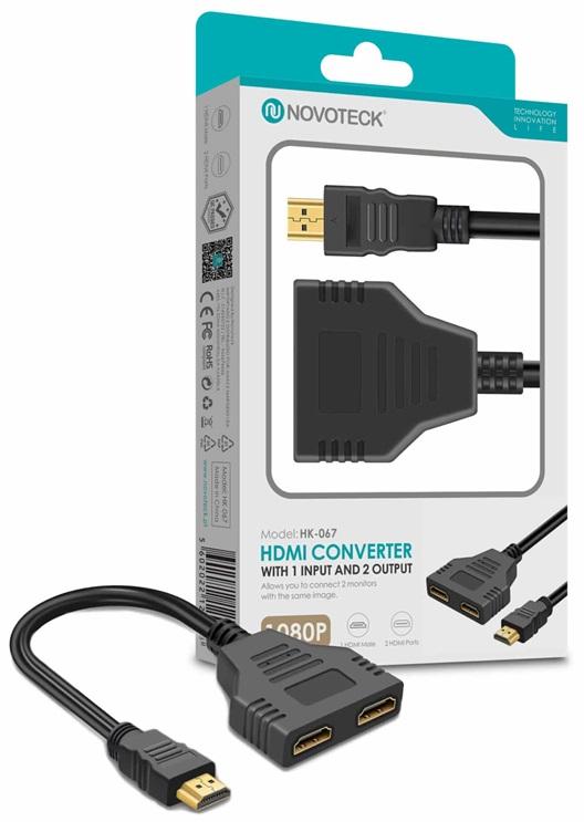 Spliter HDMI Macho - 2x HDMI Fêmea - NOVOTECK