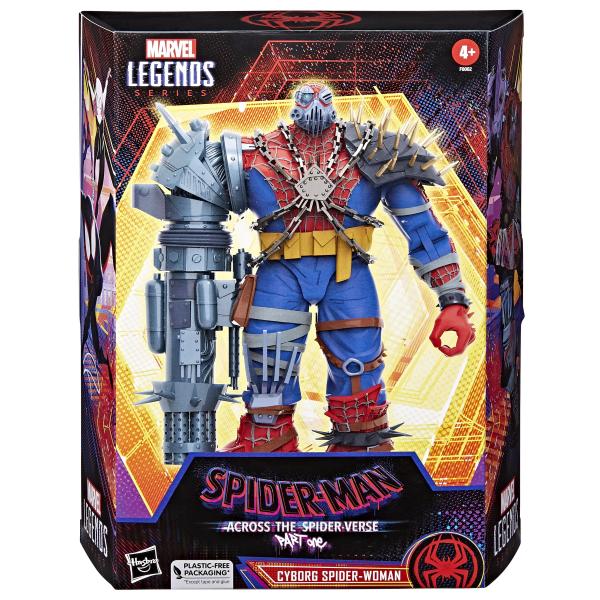 Figura recondicionada Hasbro! Cyborg Spider - Woman - Marvel Legends