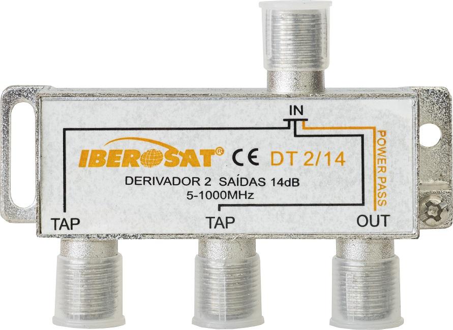 Derivador 3 Vias 5 - 1000MHz 14dB - IBEROSAT