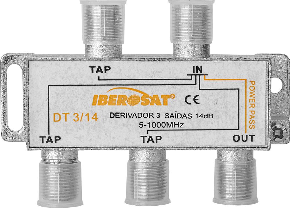 Derivador 4 Vias 5 - 1000MHz 14dB - IBEROSAT