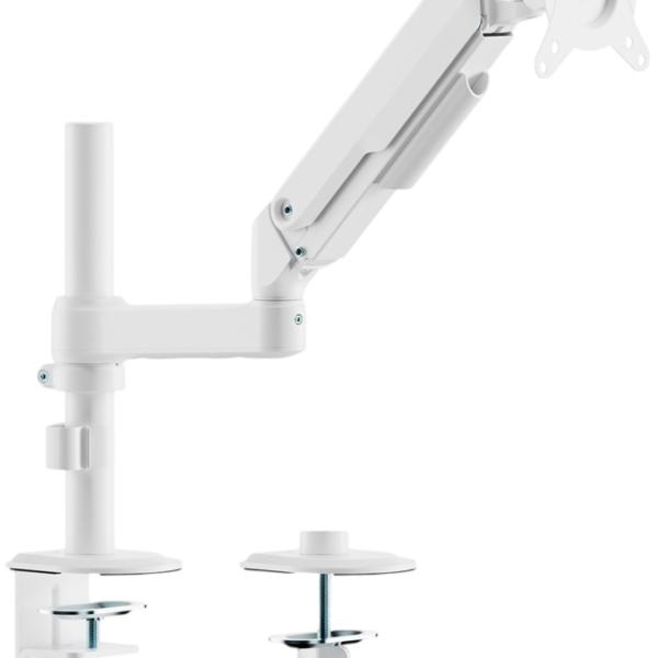 Suporte de Mesa Giratório e Inclinável ECO p/ Monitores 17 - 32 (Branco) - AISENS