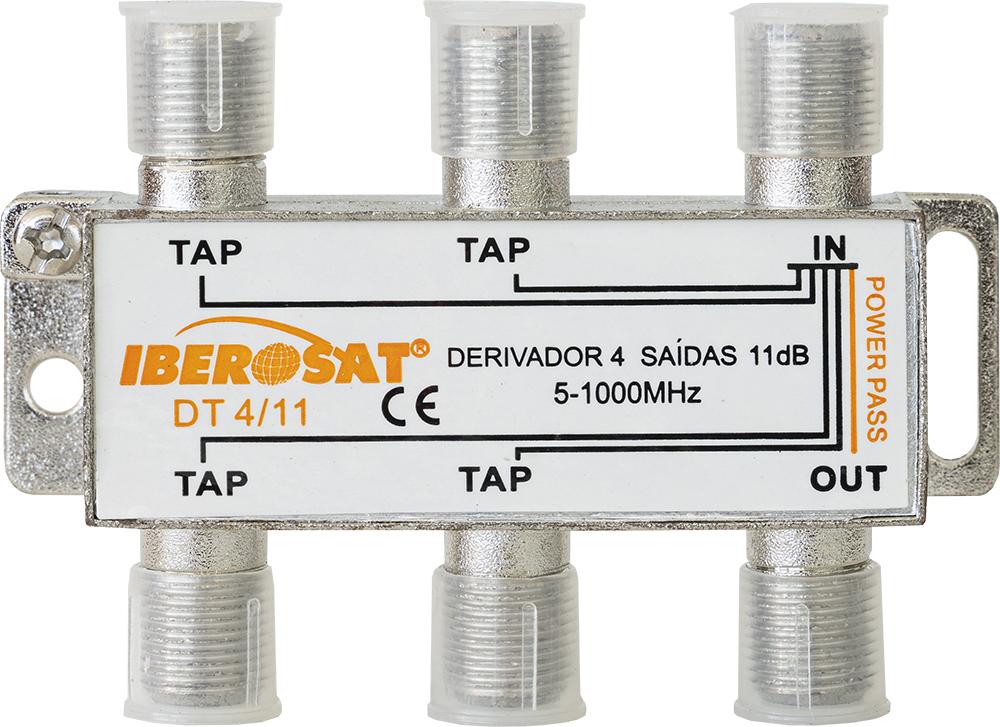 Derivador 5 Vias 5 - 1000MHz 11dB - IBEROSAT