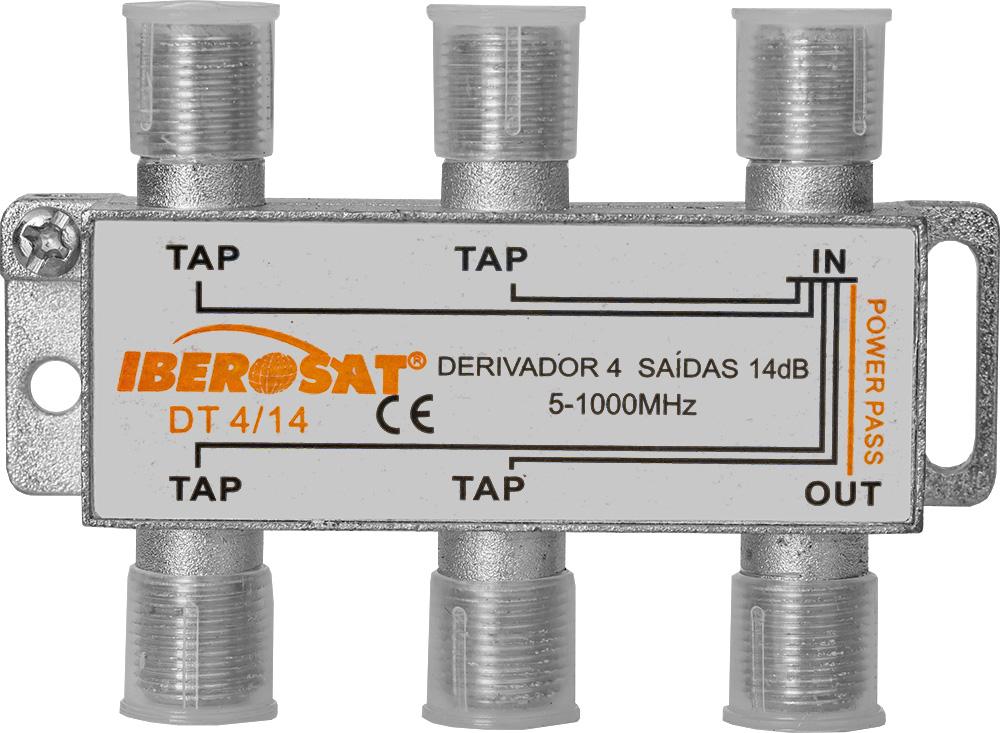 Derivador 5 Vias 5 - 1000MHz 14dB - IBEROSAT