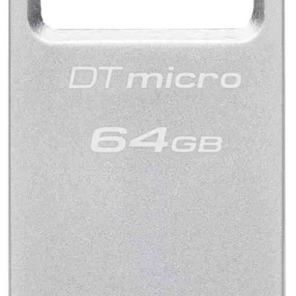 Pen Drive DataTraveler 64GB Metal Micro USB 3.2 Gen 1 - KINGSTON