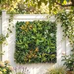 Sebe Artificial para Ocultação de Jardim em Rolo 1x1 m Vedação de Privacidade de Hera Artificial para Varanda Exterior