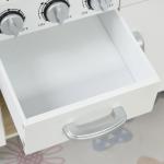 conjunto de brinquedo de cozinha para crianças acima de 3 anos inclui acessorios 74x30x81cm Branco