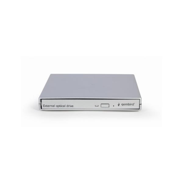 Dvdrw Gembird Externo DVD - USB - 021 - SV DVD±RW USB 2.0 Cinza