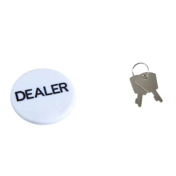 Mala de Poker Profissional com 500 Fichas Jogo de Poker com Mala de Alumínio 5 Dados 2 Baralhos de Cartas e 1 Ficha de Dealer 55,5x22x6,5cm Multicor