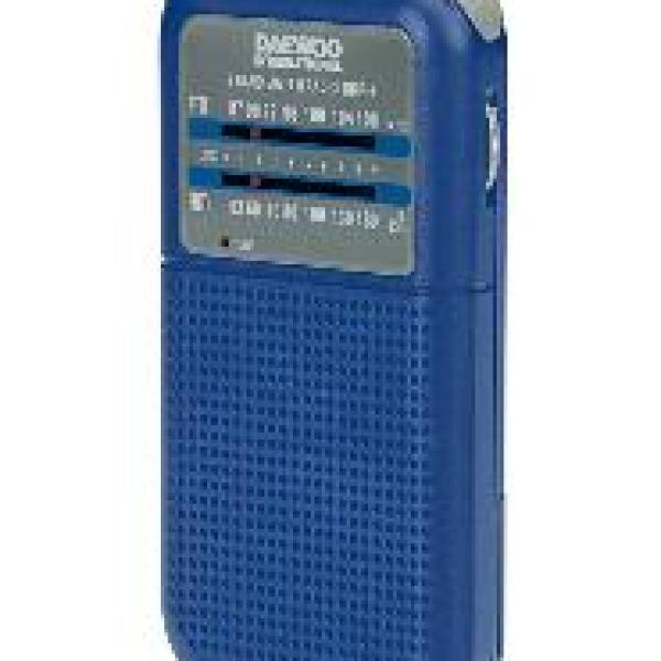 Rádio Portátil AM/FM c/ Coluna DW1008 (Azul) - DAEWOO