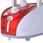 Ferro de Engomar a Vapor para Roupa 1800W Temperatura Ajustável em 11 Níveis Depósito de 2 L Aquecimento em 38s 35x25x47 - 118,5 cm Vermelho