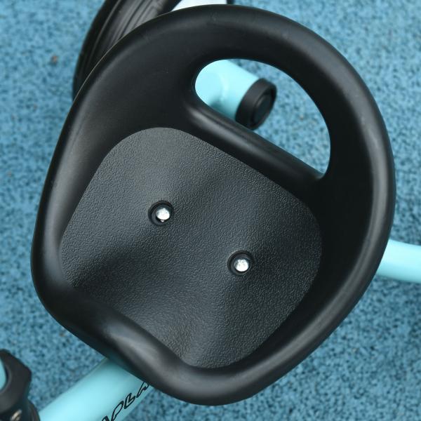 Triciclo para Crianças de 2 a 5 anos com Assento Ajustável Cesta Buzina e Pedais e 3 Rodas 70,5x53x58 cm Azul