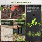 Rolo de Malha Anti - Ervas 2x50 m Malha Geotêxtil 130 g/m² para Controlo de Ervas Daninhas de Jardim Malha Anti - Ervas Preta