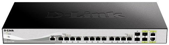 Switch de Rede 16 Portas SFP+ Smart Man (Preto) - D - LINK