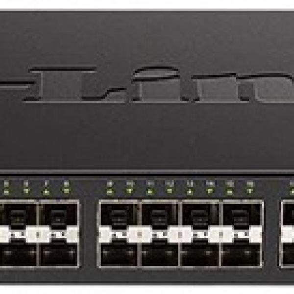 Switch de Rede 28 Portas SFP+ Smart Man (Preto) - D - LINK