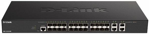 Switch de Rede 28 Portas SFP+ Smart Man (Preto) - D - LINK