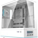 Caixa ATX DY451 PRO + 1 Ventoinha (Branco) - DARKFLASH