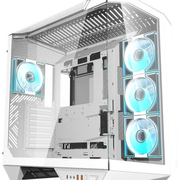 Caixa ATX DY470 + 4 Ventoinhas (Branco) - DARKFLASH