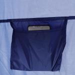 Tenda de Duche para Campismo Dobrável Pop UP Tenda de Privacidade com proteção UV e Tecido Impermeável 100x100x185cm Azul Escuro